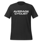 Average Cyclist T-Shirt | Funny Minimalist Cycling Tee - Cyclist Hive