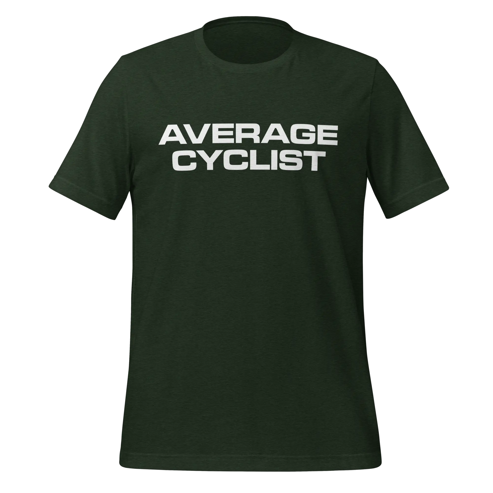 Average Cyclist T-Shirt | Funny Minimalist Cycling Tee - Cyclist Hive