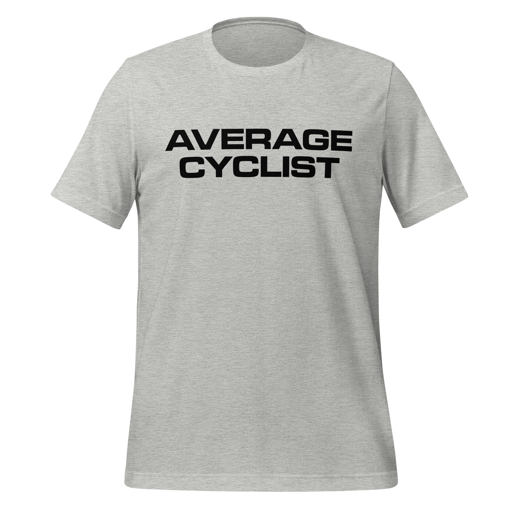 Average Cyclist T-Shirt | Funny Bike Shirt  Athletic Heather / 2XL Cyclist Hive