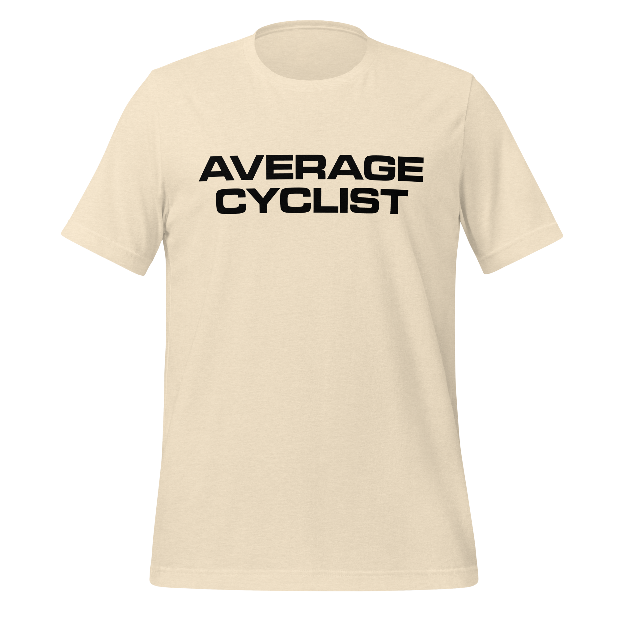Average Cyclist T-Shirt | Funny Bike Shirt  Heather Natural / 2XL Cyclist Hive