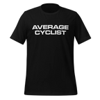 Average Cyclist T-Shirt | Funny Minimalist Cycling Tee - Cyclist Hive
