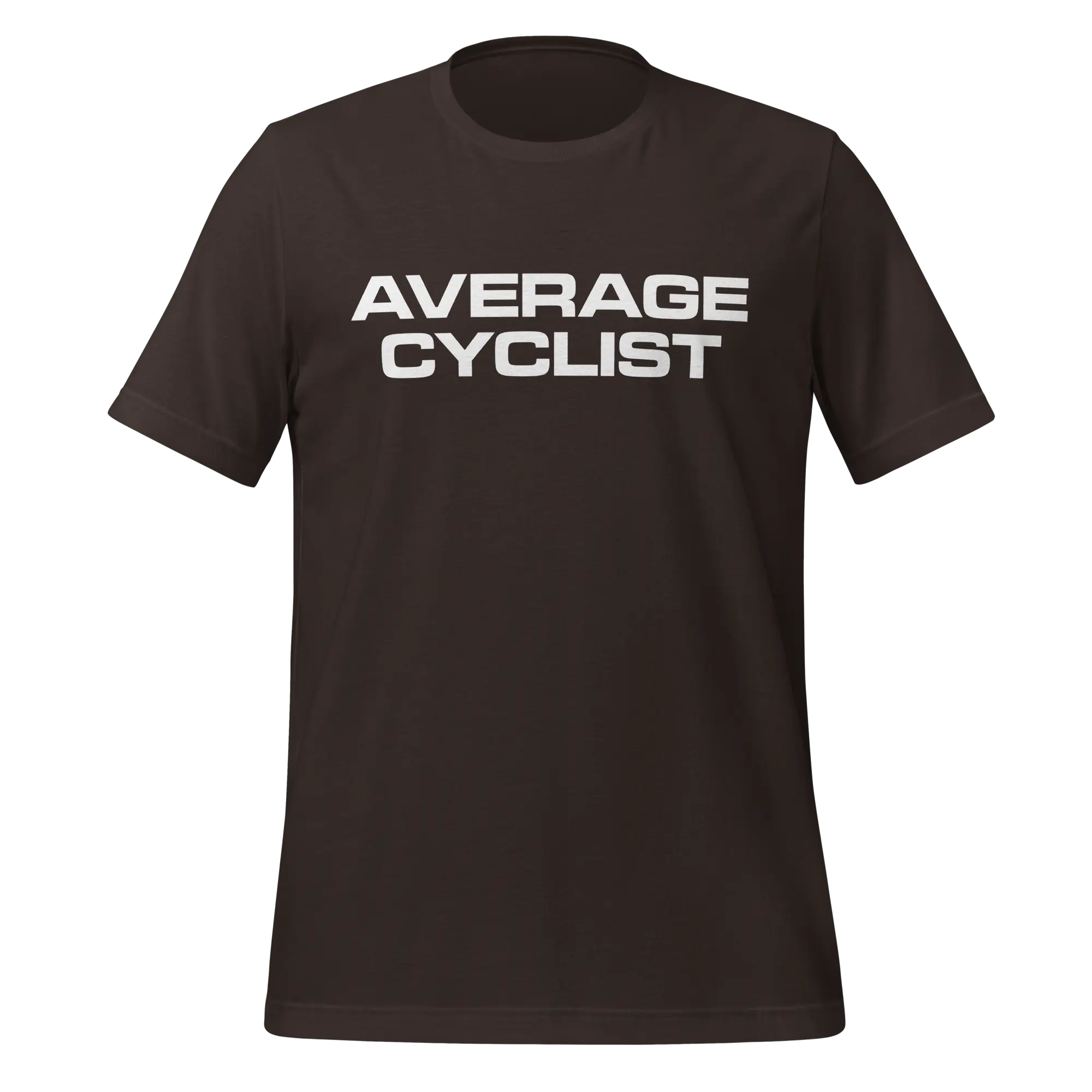 Average Cyclist T-Shirt | Funny Minimalist Cycling Tee - Cyclist Hive