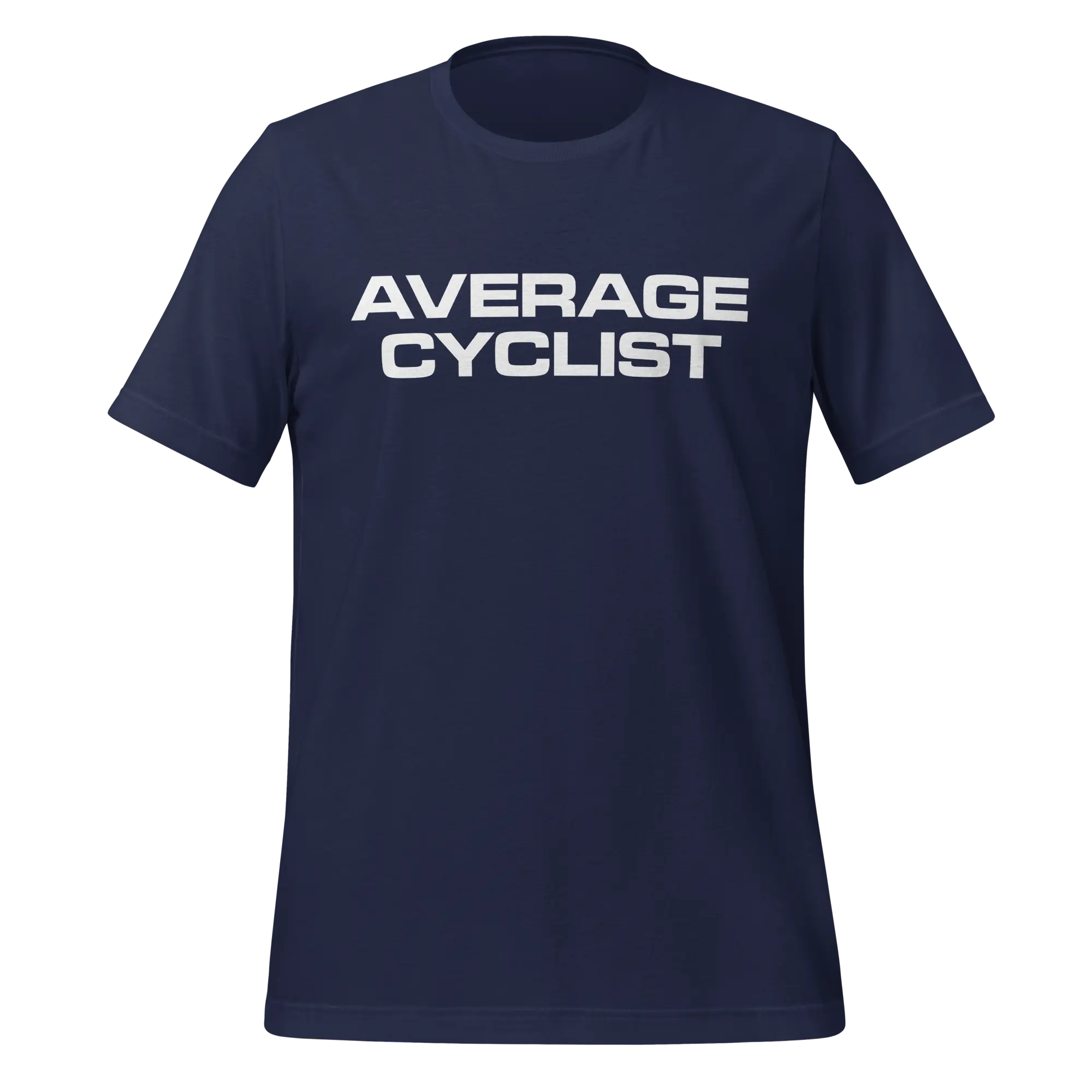 Average Cyclist T-Shirt | Funny Minimalist Cycling Tee - Cyclist Hive