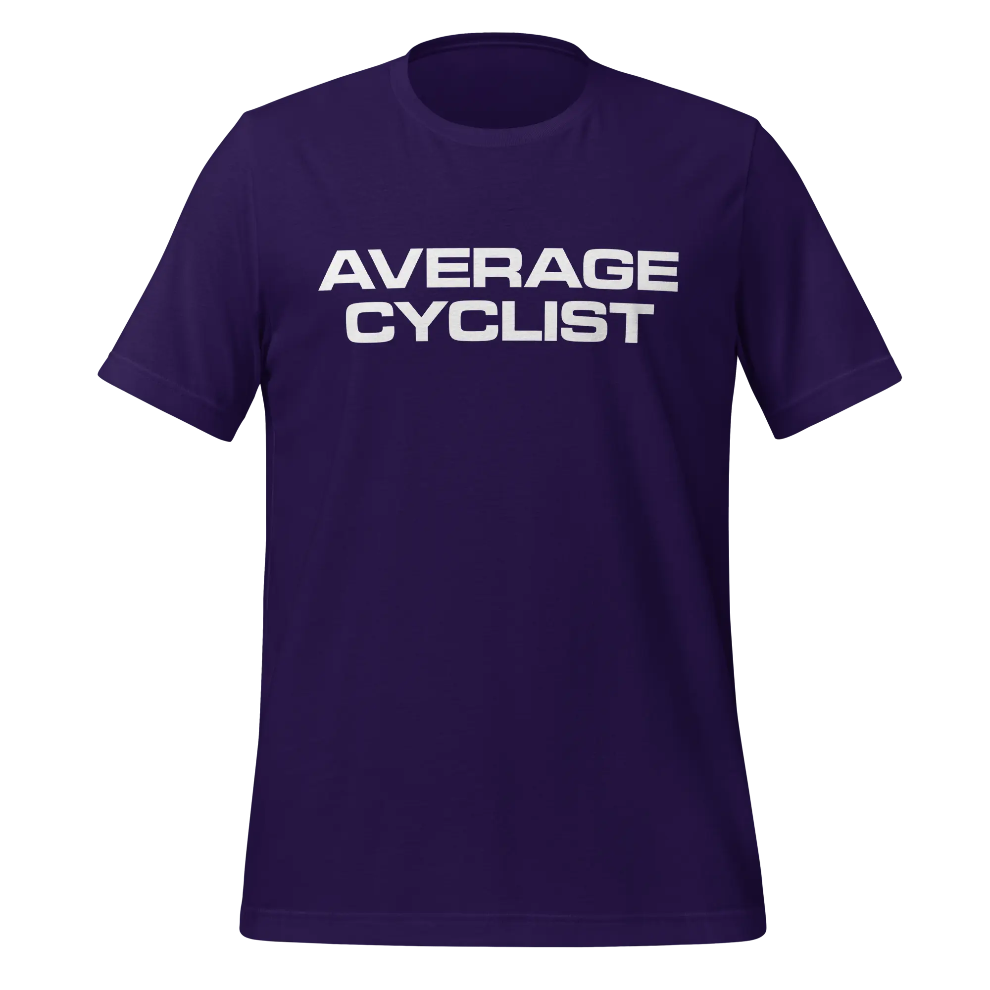 Average Cyclist T-Shirt | Funny Minimalist Cycling Tee - Cyclist Hive
