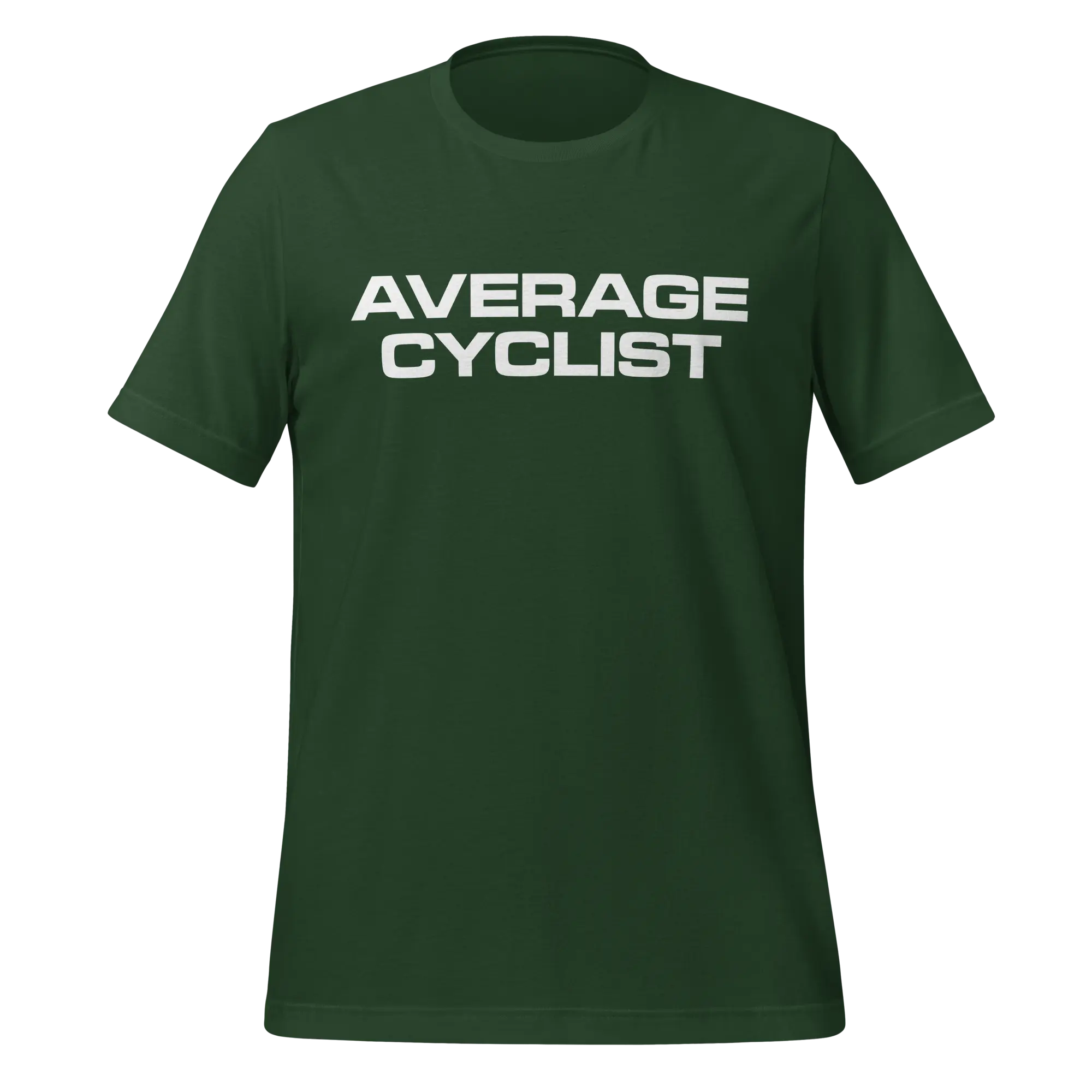 Average Cyclist T-Shirt | Funny Minimalist Cycling Tee - Cyclist Hive