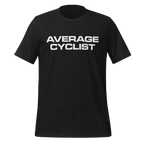 Average Cyclist T-Shirt | Funny Minimalist Cycling Tee - Cyclist Hive