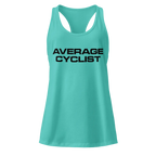 Average Cyclist Women’s Racerback Tank Top | Funny Bike Shirt - Cyclist Hive