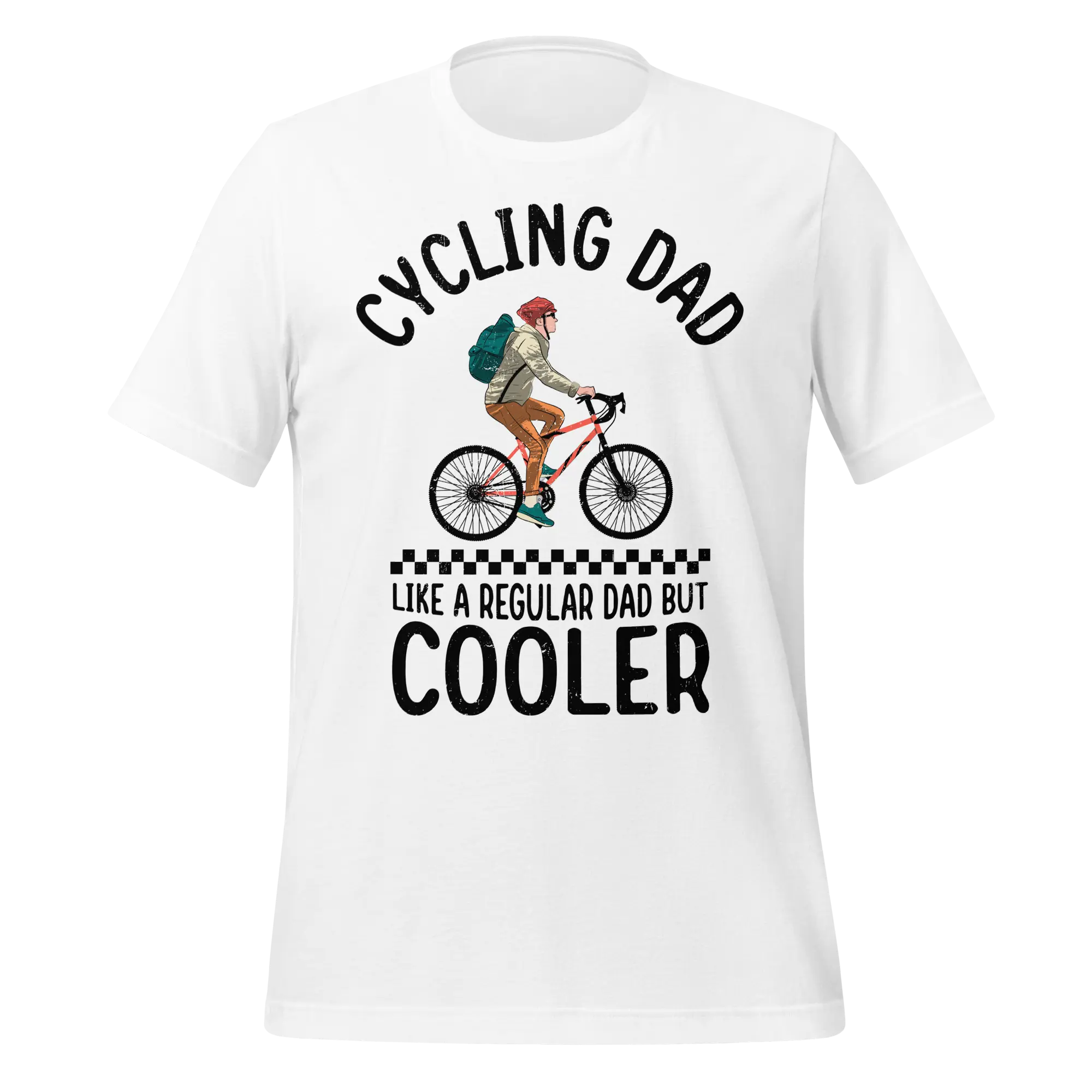 Cycling Dad Like a Regular Dad But Cooler | Funny Cycling T-Shirt - Cyclist Hive