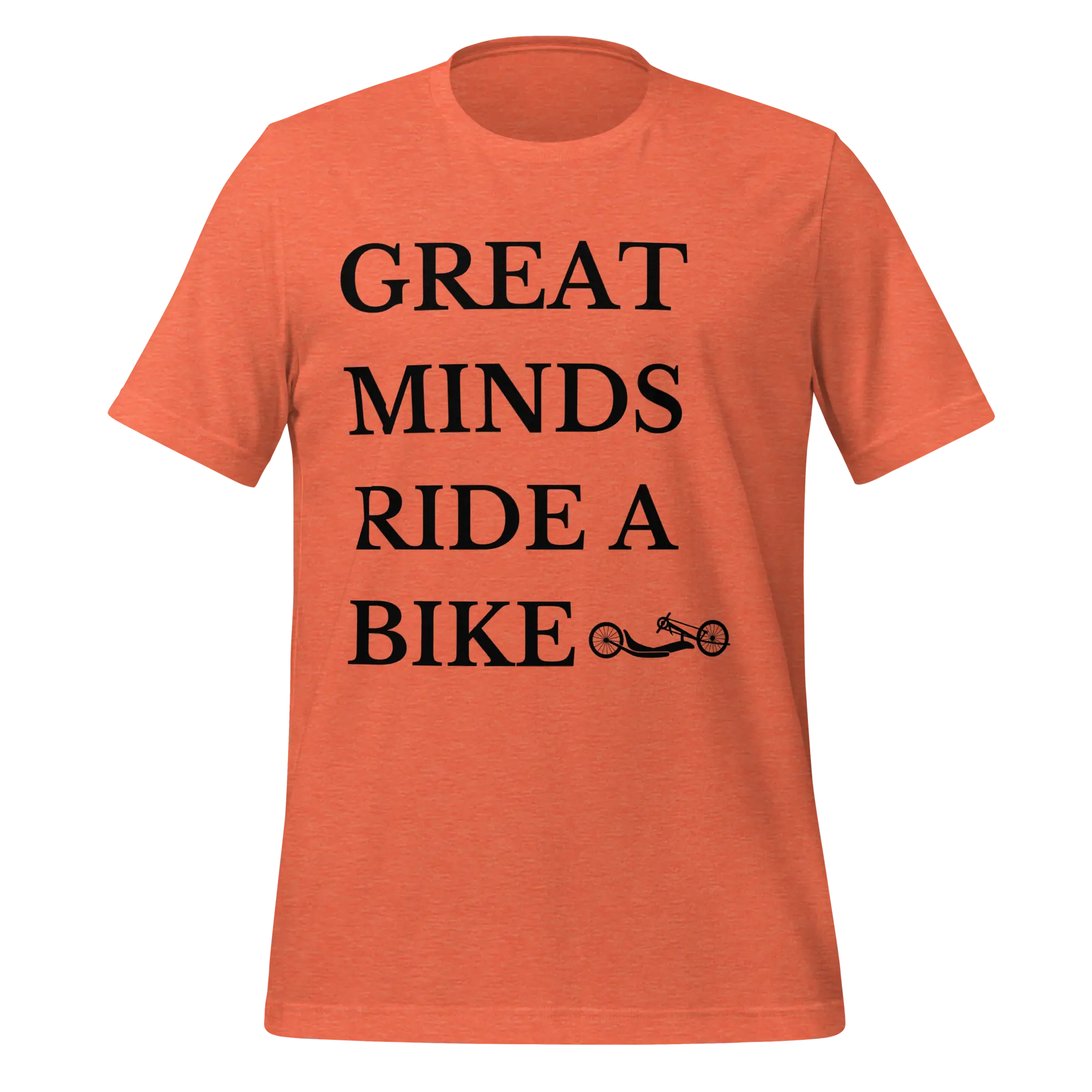 Great Minds Ride a Bike Handcycle T-Shirt | Adaptive Cycling Tee - Cyclist Hive