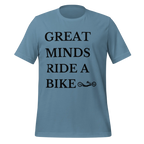 Great Minds Ride a Bike Handcycle T-Shirt | Adaptive Cycling Tee - Cyclist Hive
