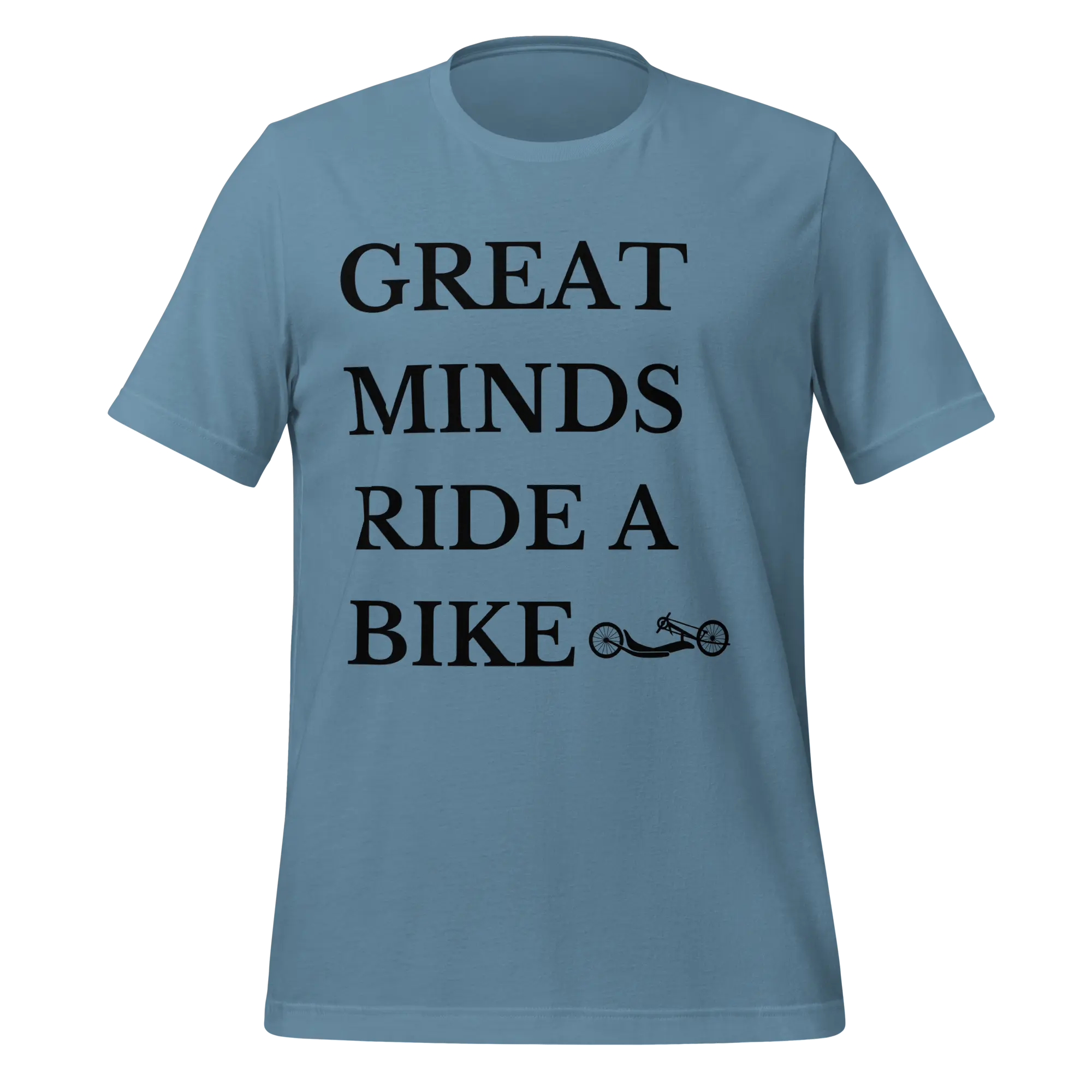 Great Minds Ride a Bike Handcycle T-Shirt | Adaptive Cycling Tee - Cyclist Hive