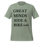 Great Minds Ride a Bike Handcycle T-Shirt | Adaptive Cycling Tee - Cyclist Hive