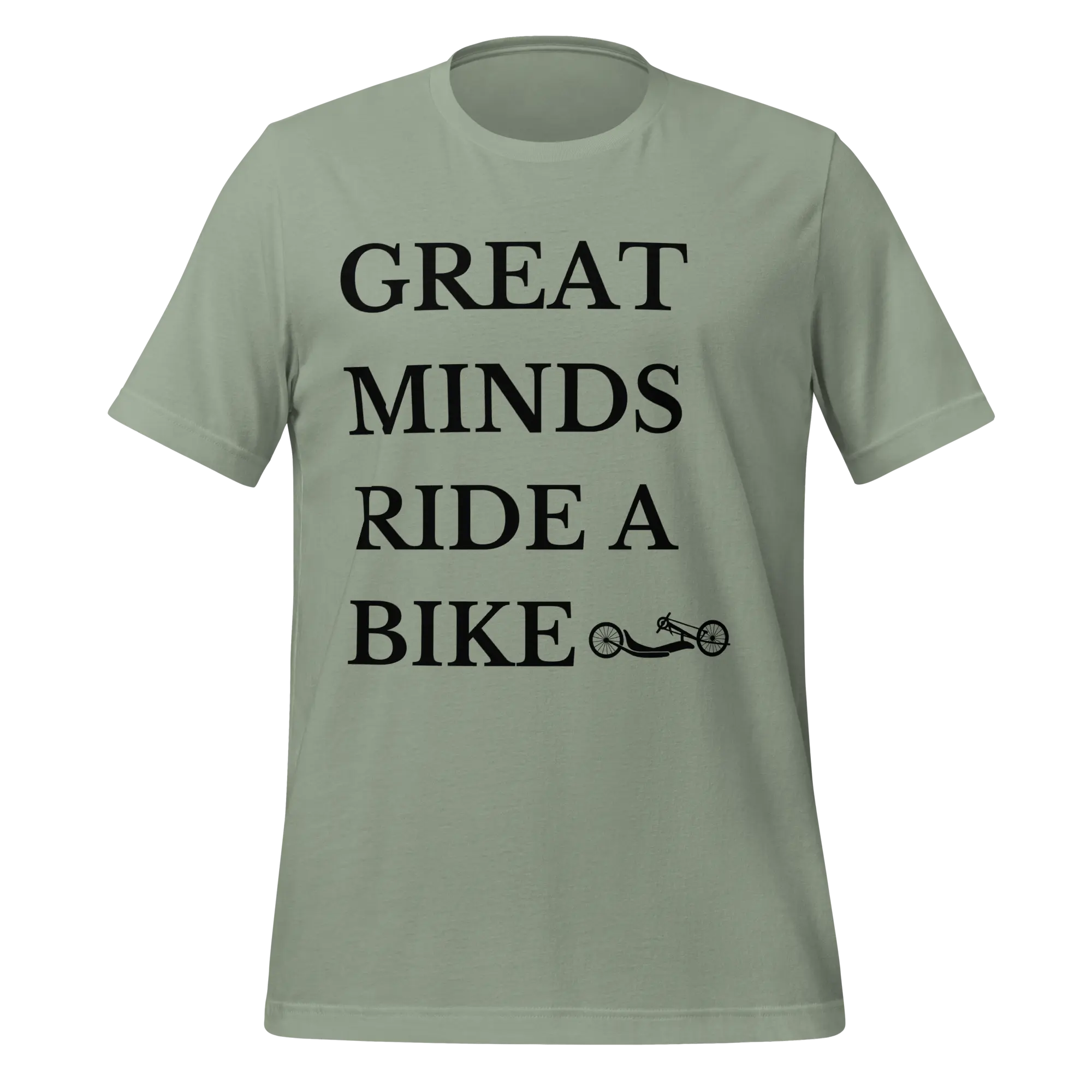 Great Minds Ride a Bike Handcycle T-Shirt | Adaptive Cycling Tee - Cyclist Hive