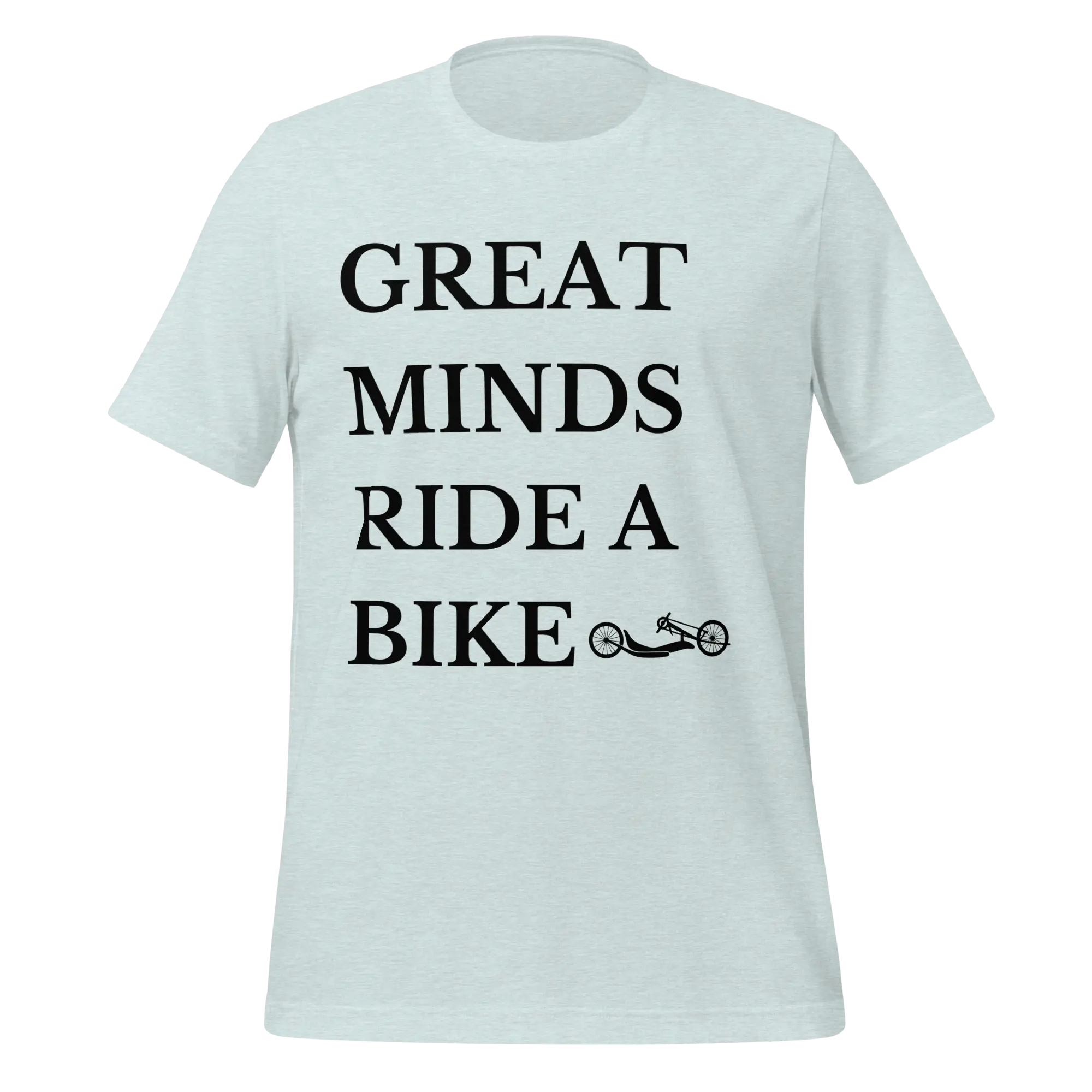 Great Minds Ride a Bike Handcycle T-Shirt | Adaptive Cycling Tee - Cyclist Hive