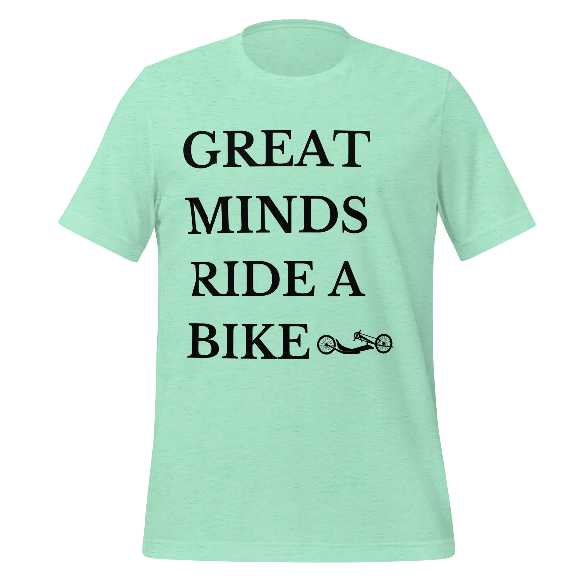 Great Minds Ride a Bike Handcycle T-Shirt | Adaptive Cycling Tee - Cyclist Hive