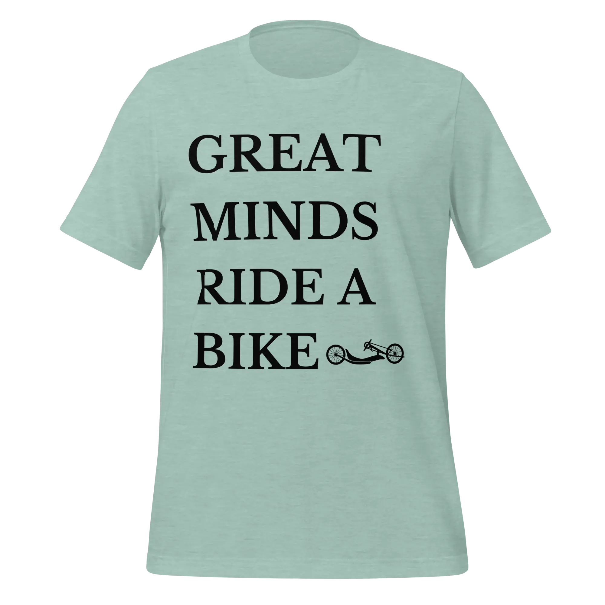 Great Minds Ride a Bike Handcycle T-Shirt | Adaptive Cycling Tee - Cyclist Hive