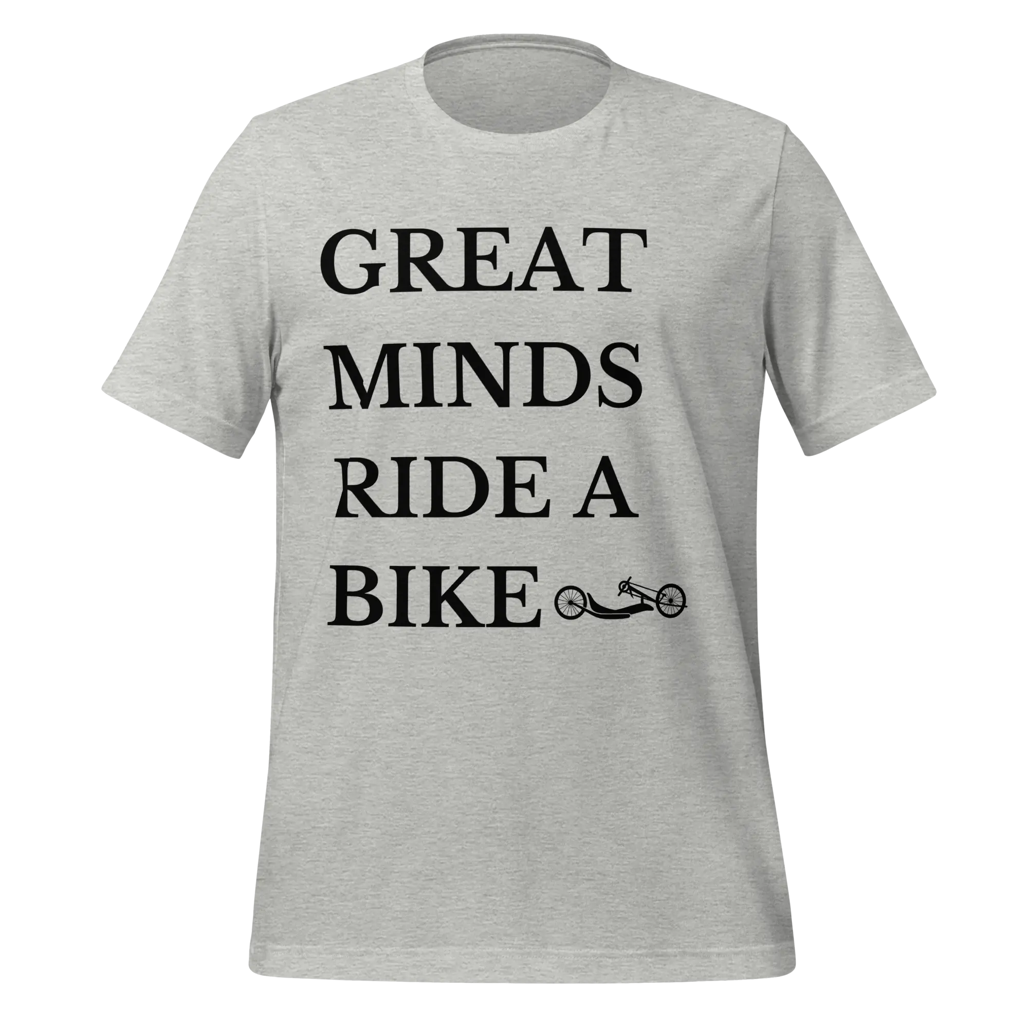 Great Minds Ride a Bike Handcycle T-Shirt | Adaptive Cycling Tee - Cyclist Hive