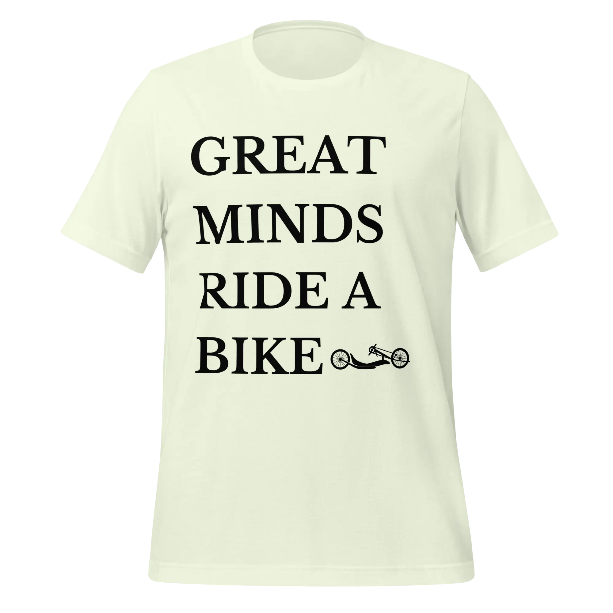 Great Minds Ride a Bike Handcycle T-Shirt | Adaptive Cycling Tee - Cyclist Hive