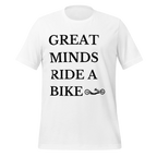 Great Minds Ride a Bike Handcycle T-Shirt | Adaptive Cycling Tee - Cyclist Hive