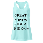 Great Minds Ride a Bike Handcycle Women’s Racerback Tank Top - Cyclist Hive