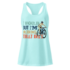 I Would But I’m Riding That Day | Women’s Cycling Racerback Tank - Cyclist Hive