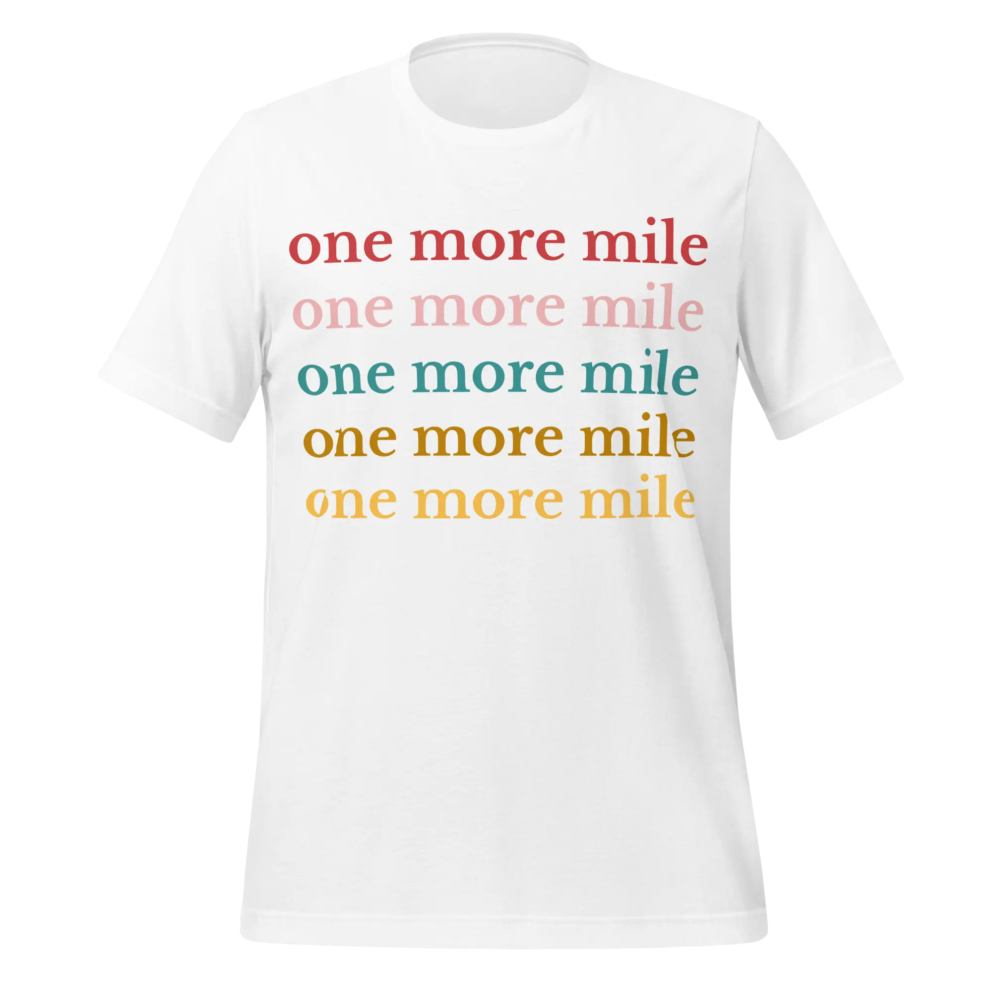 One More Mile Cycling T-Shirt | Motivational Bike Rider Tee - Cyclist Hive