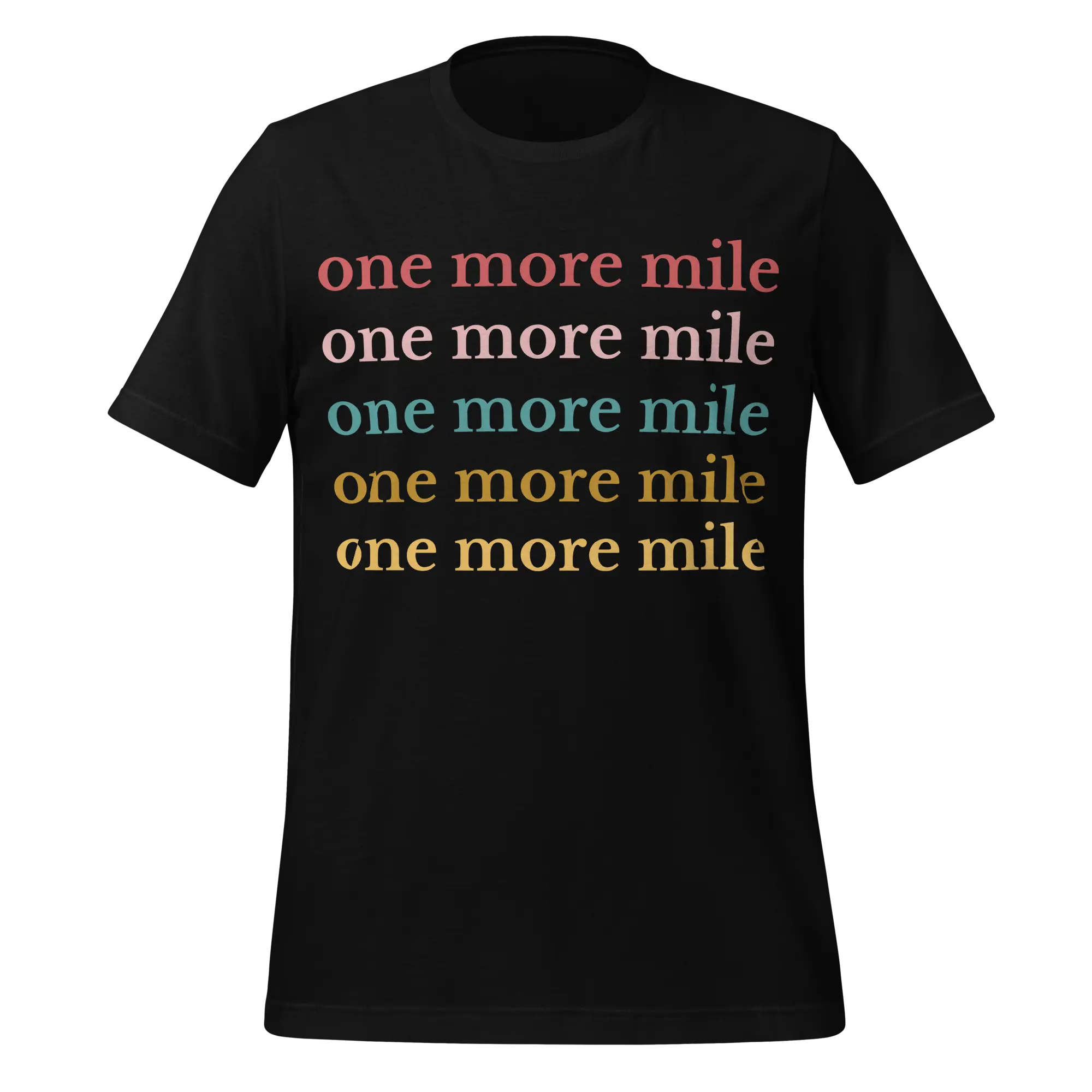 One More Mile Cycling T-Shirt | Motivational Bike Rider Tee - Cyclist Hive