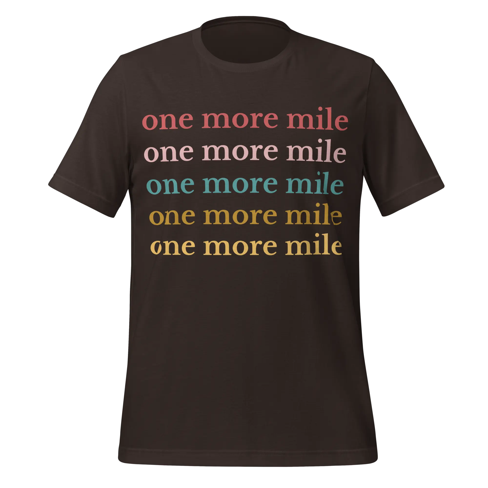 One More Mile Cycling T-Shirt | Motivational Bike Rider Tee - Cyclist Hive