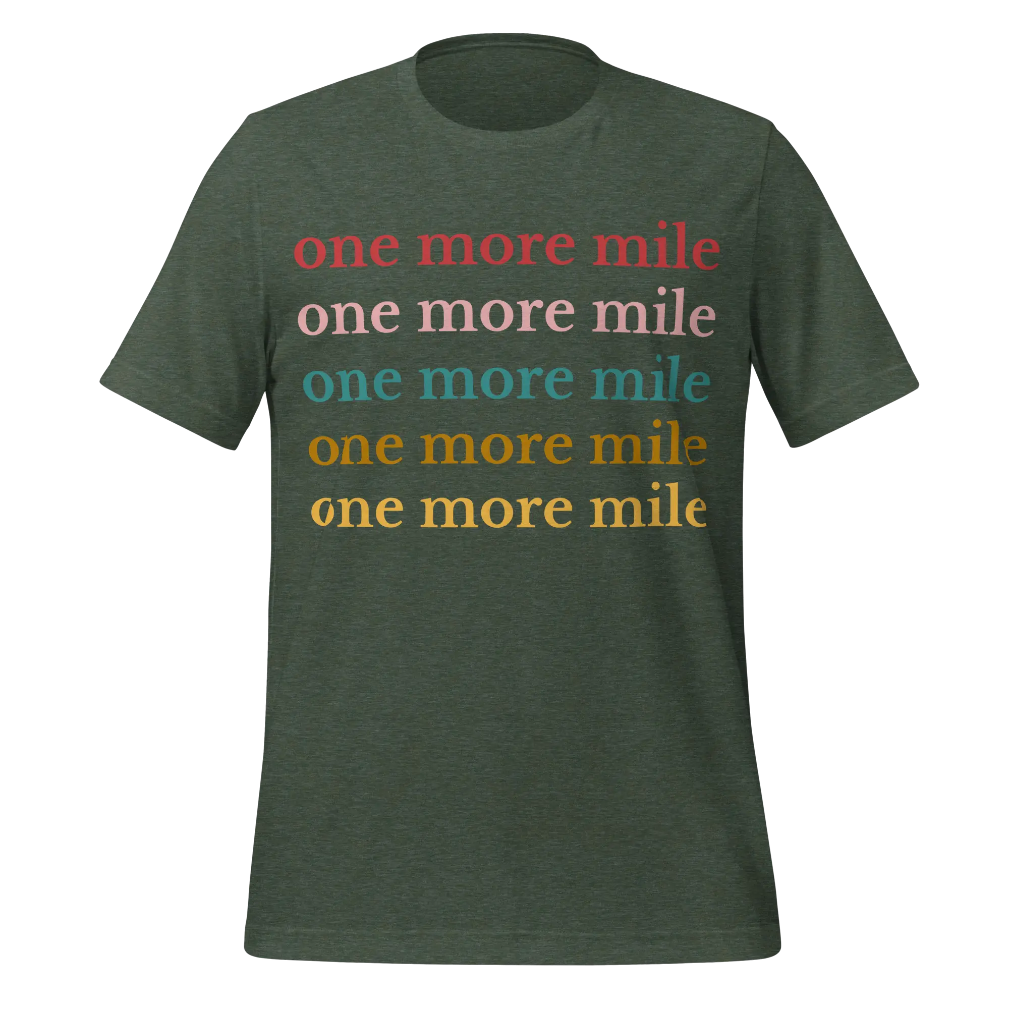 One More Mile Cycling T-Shirt | Motivational Bike Rider Tee - Cyclist Hive