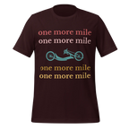 One More Mile Handcycling T-Shirt | Motivational Cycling Tee - Cyclist Hive