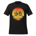 Sunset Bike Silhouette T-Shirt | Cycling Graphic Tee for Riders - Cyclist Hive