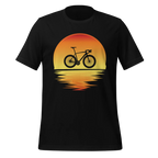 Sunset Bike Silhouette T-Shirt | Cycling Graphic Tee for Riders - Cyclist Hive