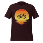 Sunset Bike Silhouette T-Shirt | Cycling Graphic Tee for Riders - Cyclist Hive