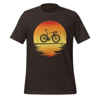 Sunset Bike Silhouette T-Shirt | Cycling Graphic Tee for Riders - Cyclist Hive