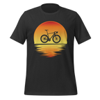 Sunset Bike Silhouette T-Shirt | Cycling Graphic Tee for Riders - Cyclist Hive