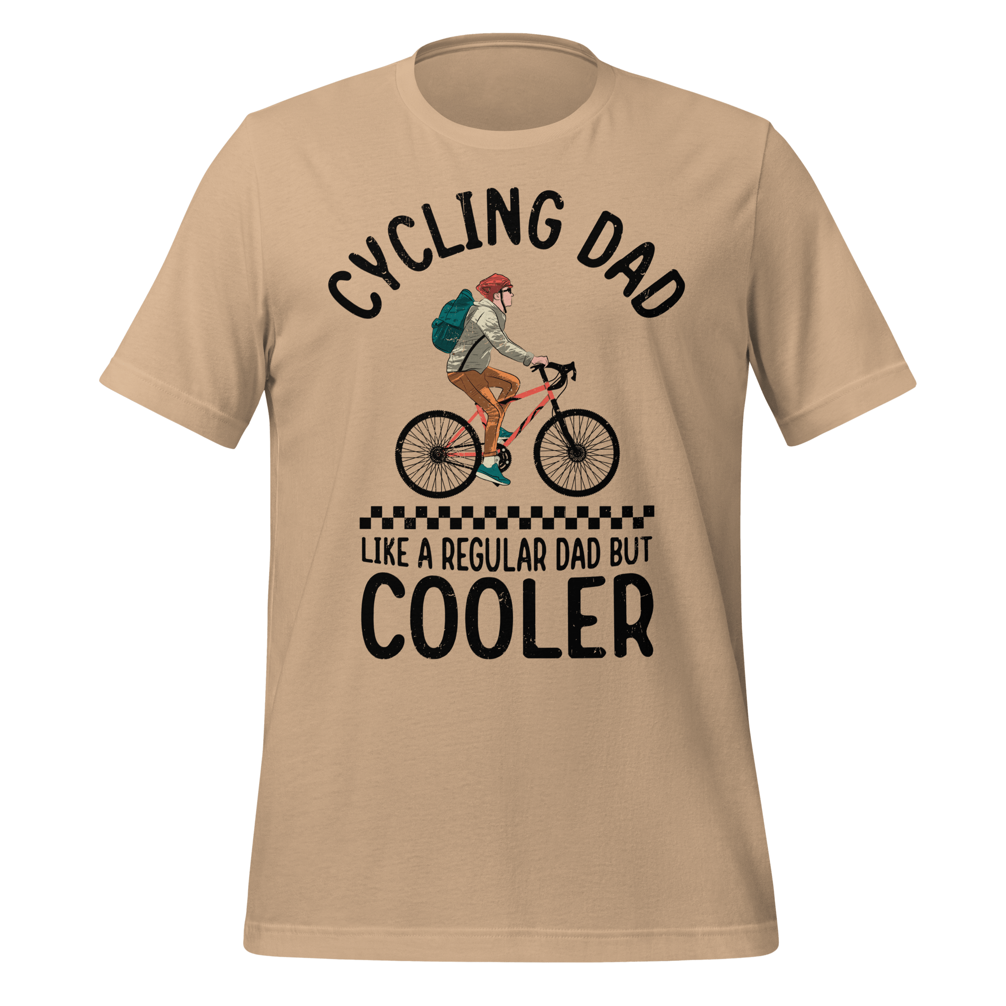 Cycling Dad Like a Regular Dad But Cooler | Funny Cycling T-Shirt - Cyclist Hive