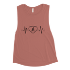 Cycling Heartbeat Women’s Muscle Tank - Cyclist Hive