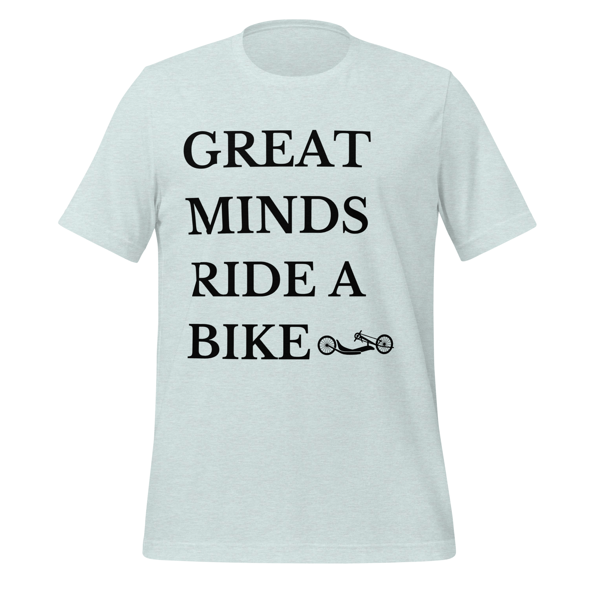 Great Minds Ride a Bike Handcycle T-Shirt | Adaptive Cycling Tee - Cyclist Hive