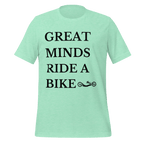 Great Minds Ride a Bike Handcycle T-Shirt | Adaptive Cycling Tee - Cyclist Hive