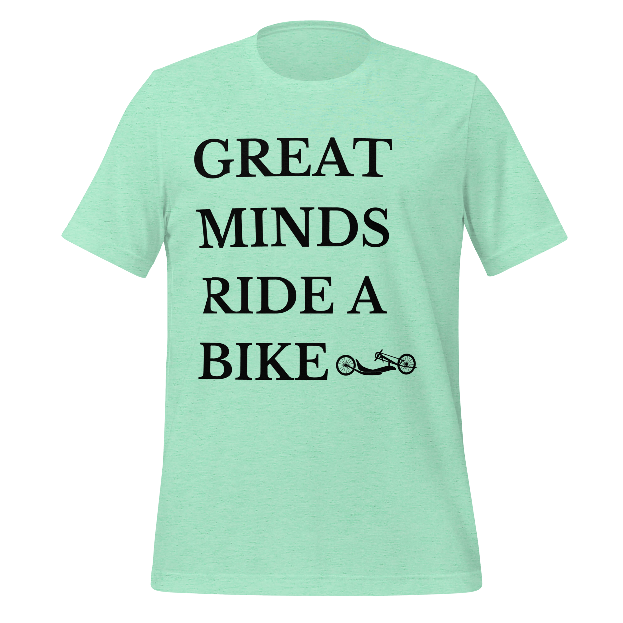 Great Minds Ride a Bike Handcycle T-Shirt | Adaptive Cycling Tee - Cyclist Hive