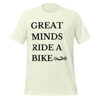 Great Minds Ride a Bike Handcycle T-Shirt | Adaptive Cycling Tee - Cyclist Hive