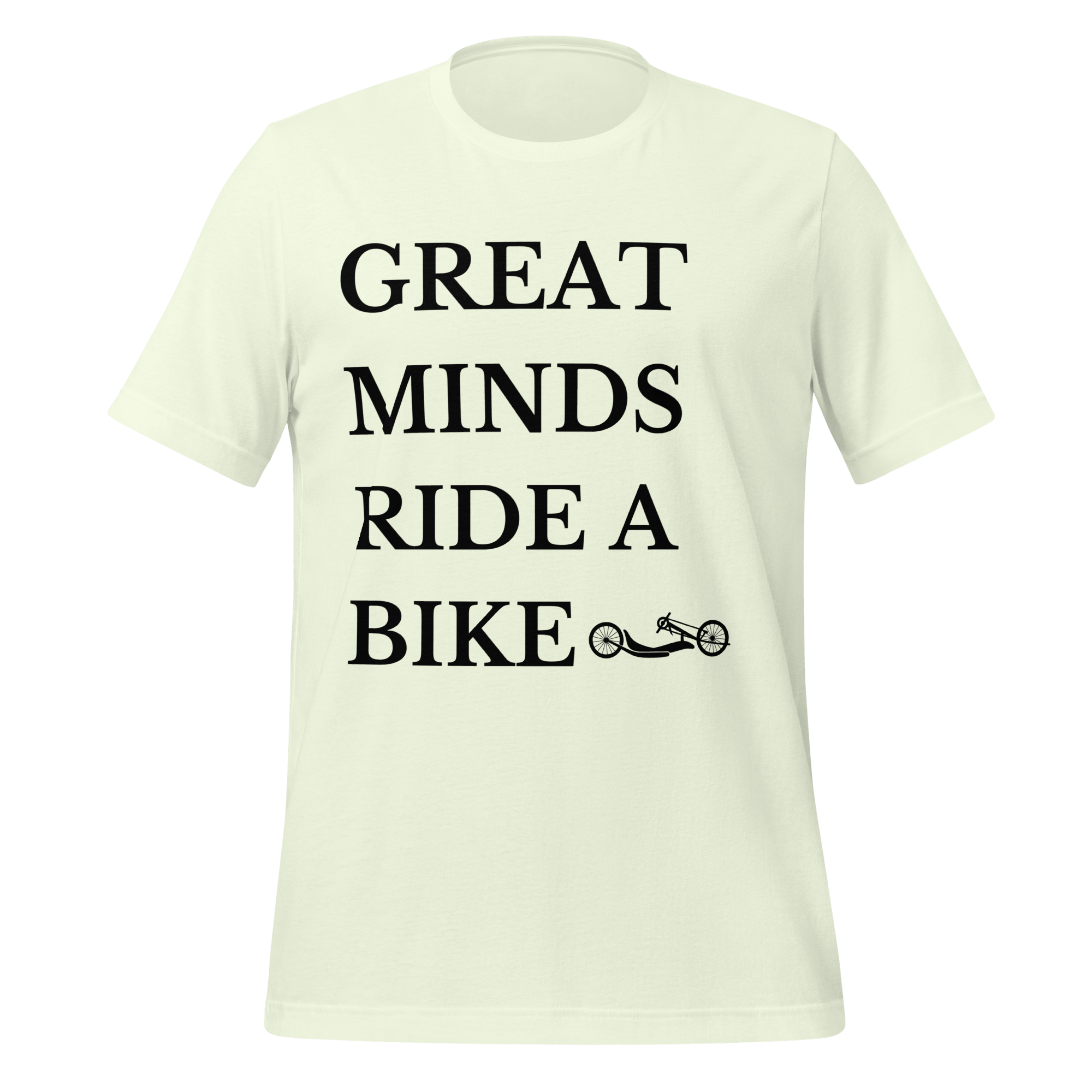 Great Minds Ride a Bike Handcycle T-Shirt | Adaptive Cycling Tee - Cyclist Hive