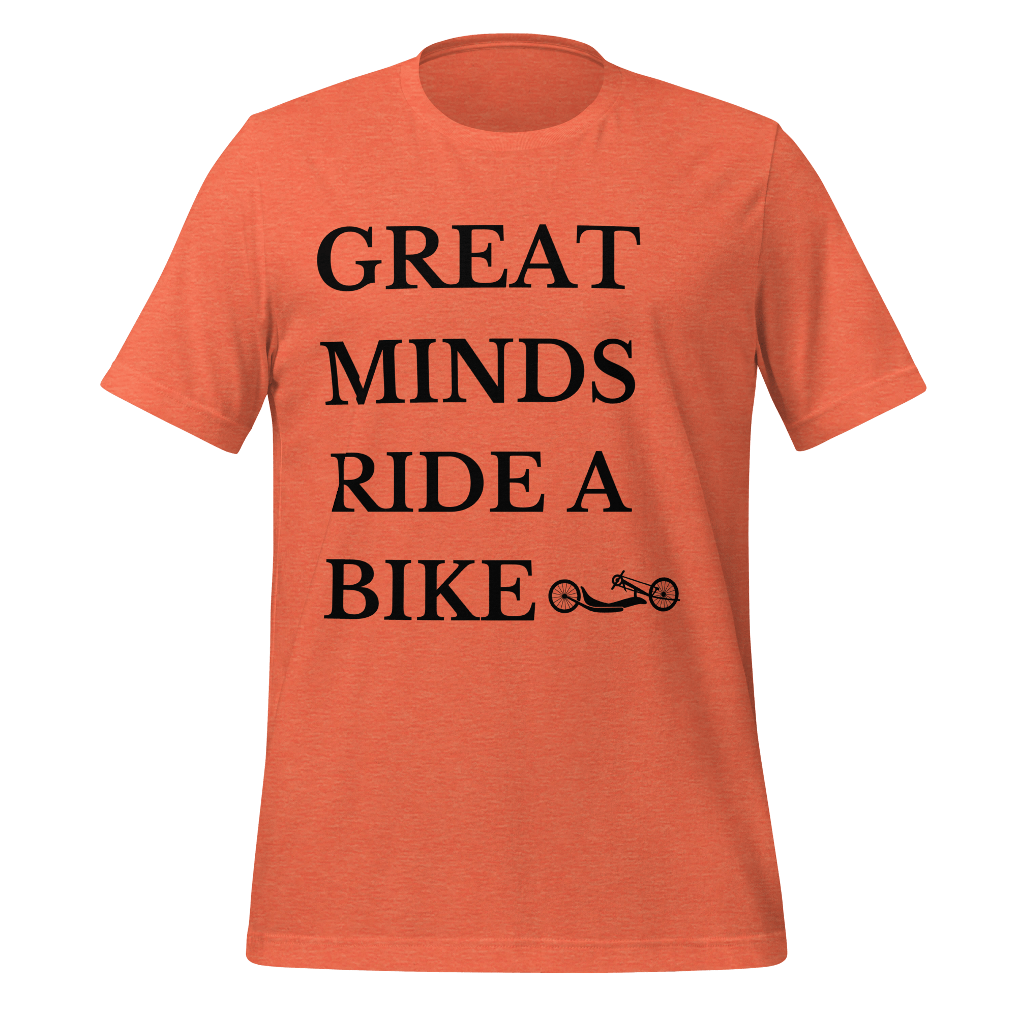 Great Minds Ride a Bike Handcycle T-Shirt | Adaptive Cycling Tee - Cyclist Hive