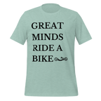 Great Minds Ride a Bike Handcycle T-Shirt | Adaptive Cycling Tee - Cyclist Hive