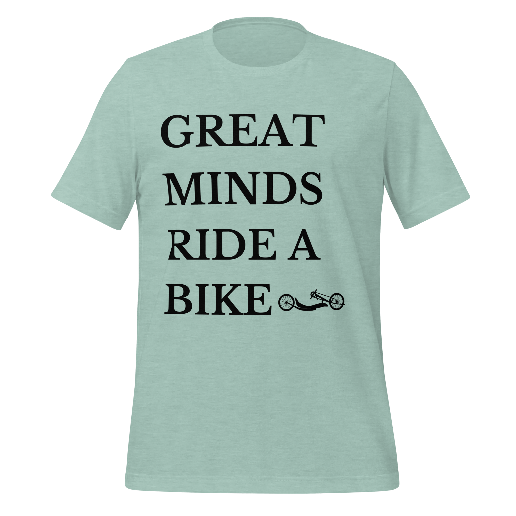 Great Minds Ride a Bike Handcycle T-Shirt | Adaptive Cycling Tee - Cyclist Hive
