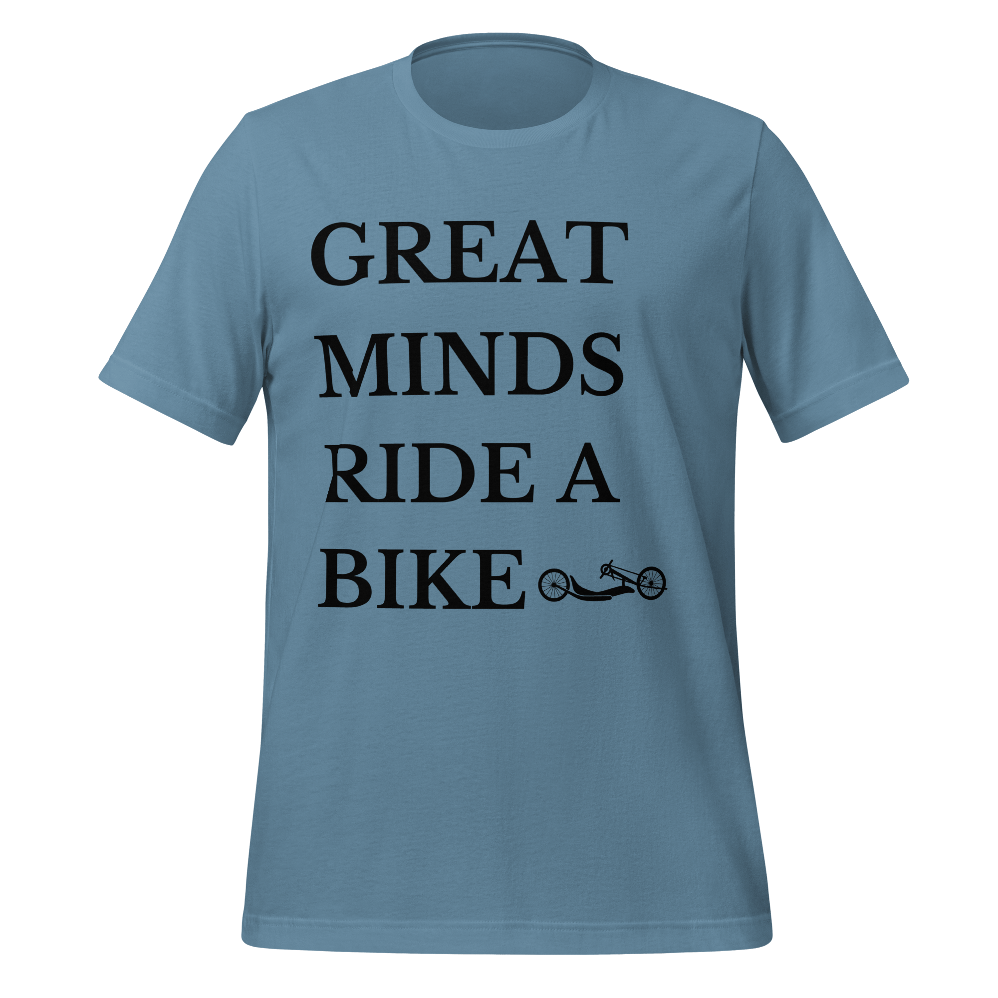 Great Minds Ride a Bike Handcycle T-Shirt | Adaptive Cycling Tee - Cyclist Hive