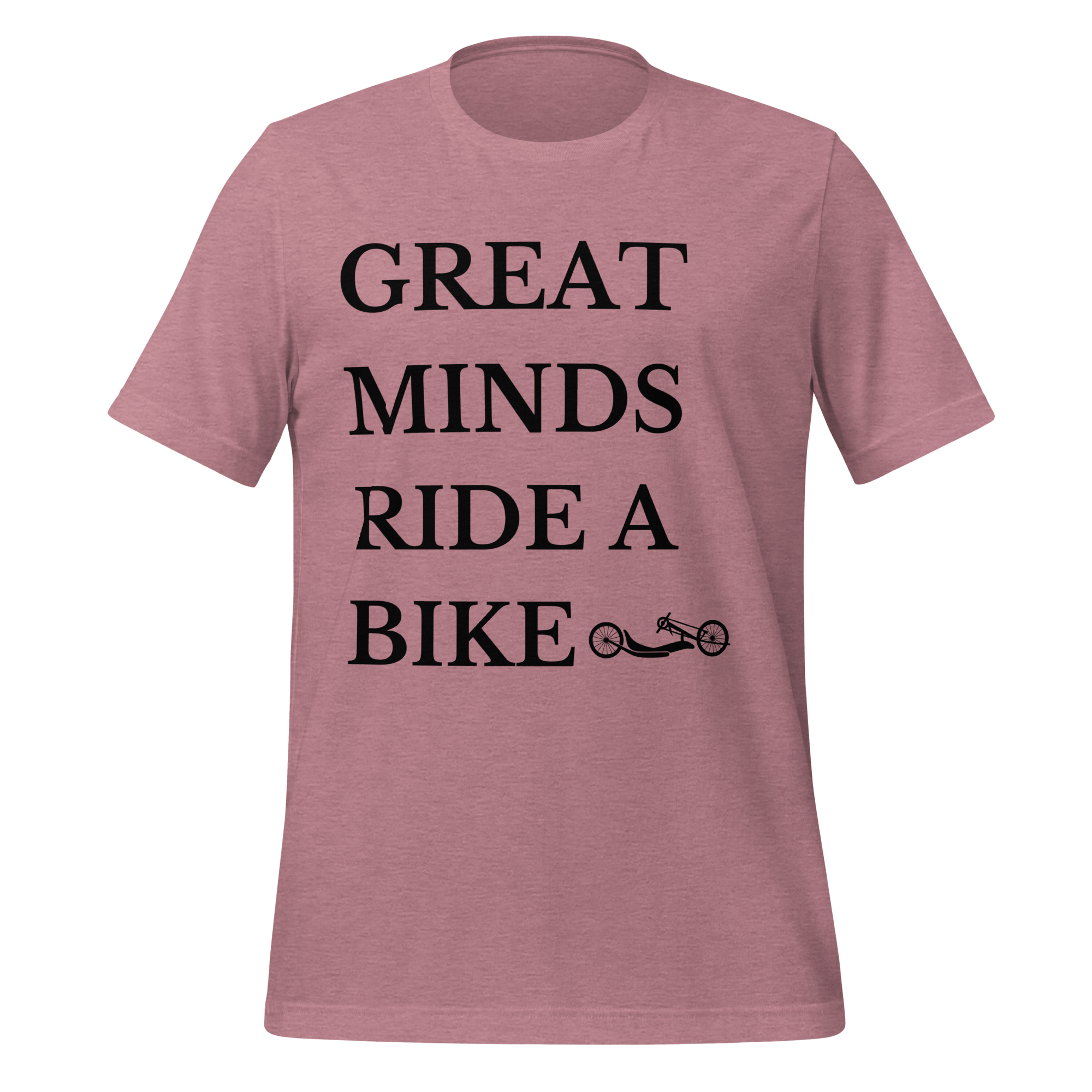Great Minds Ride a Bike Handcycle T-Shirt | Adaptive Cycling Tee - Cyclist Hive