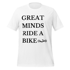 Great Minds Ride a Bike Handcycle T-Shirt | Adaptive Cycling Tee - Cyclist Hive