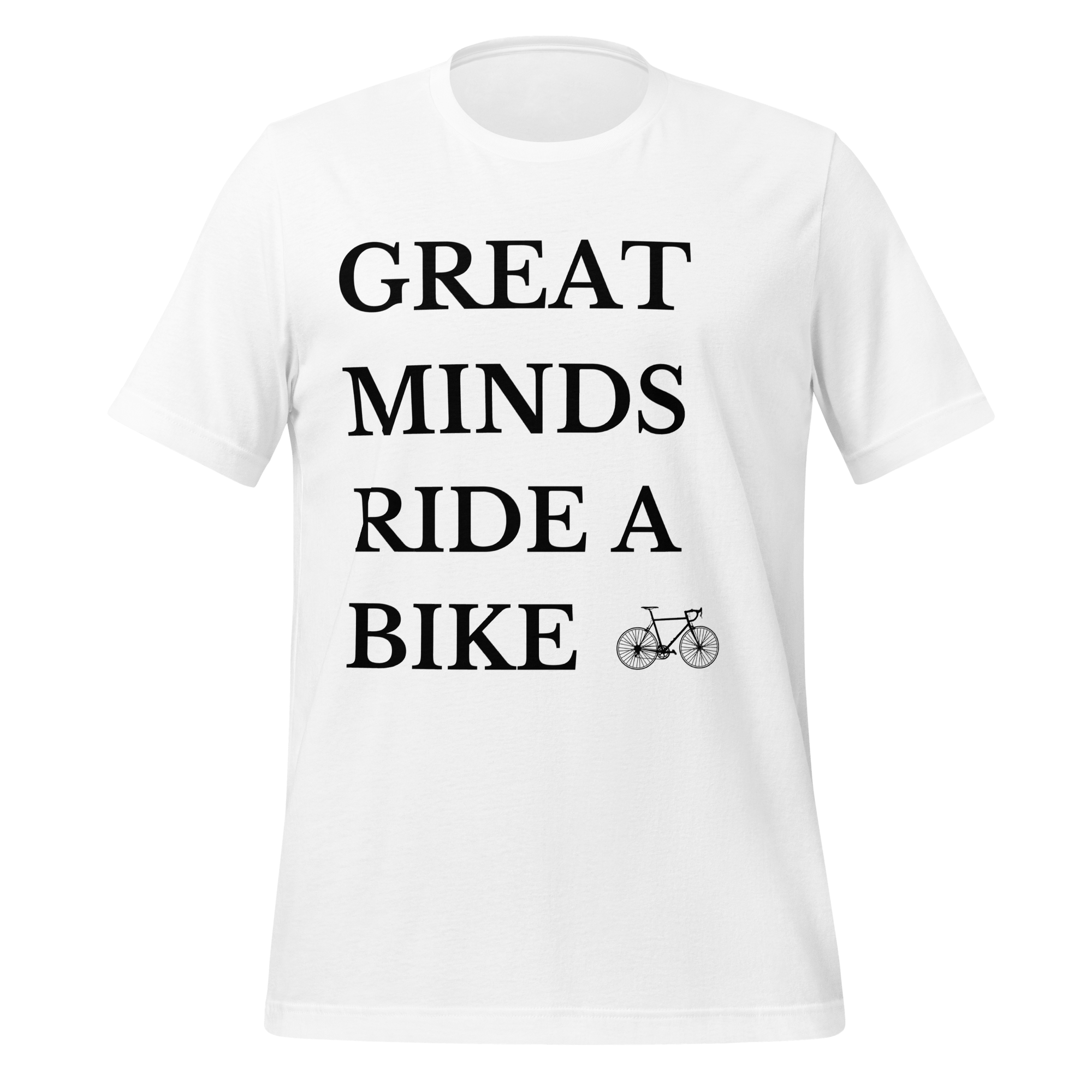 Great Minds Ride a Bike T-shirt - Cyclist Hive