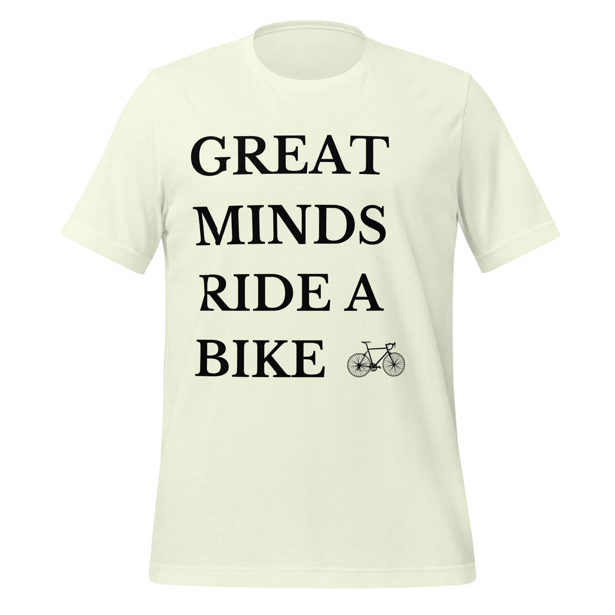 Great Minds Ride a Bike T-shirt - Cyclist Hive